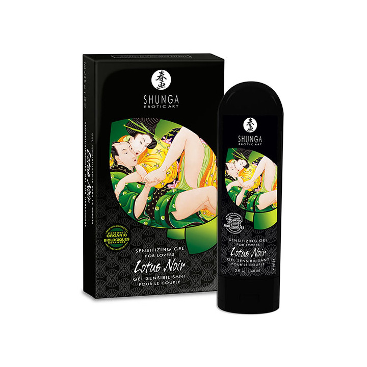 Shunga sensitizing gel lotus noir