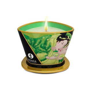 Shunga massage candle zenitude exotic green tea