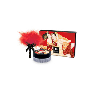 Shunga kissable massage powder sparkling strawberry wine