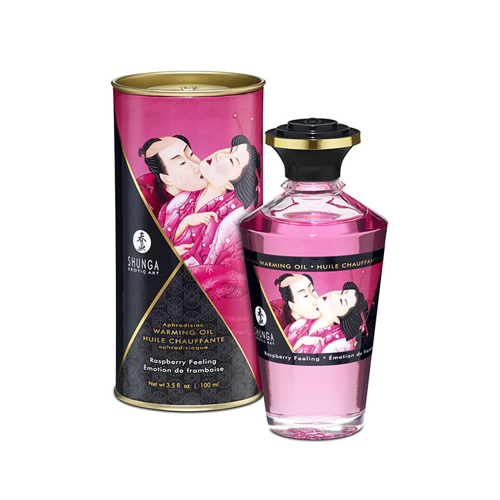 Shunga warming oil raspberry feeling