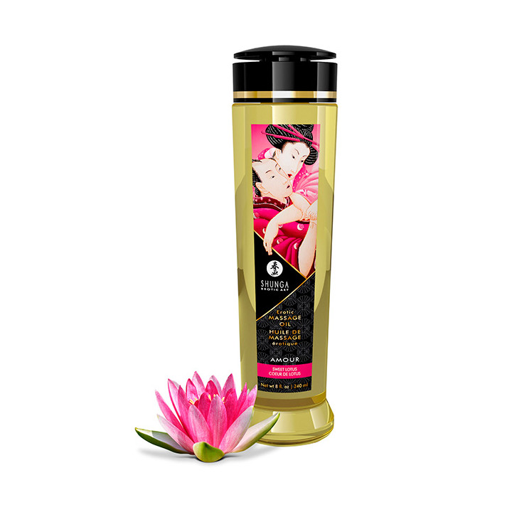 Shunga massage oil amour sweet lotus