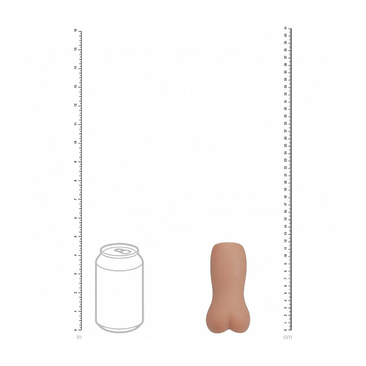 Raw - Backline - TPE Medium Masturbator - 278g - Tan