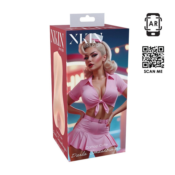 Pinup Dolls - Carhop Cutie Darla Smashburger - TPE Medium Masturbator - 202g - Flesh