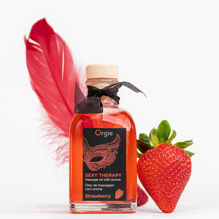 Orgie Sexy Therapy Kissable Massage Set Strawberry