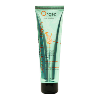 Orgie Lube Tube Cocktail Sex On The Beach Water-Based Kissable Intimate Gel 100ml