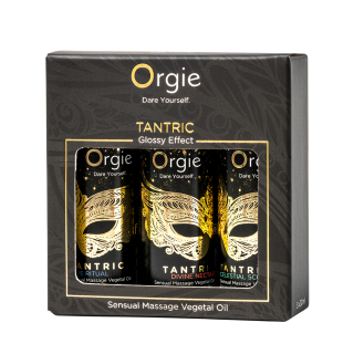 Orgie Sensual Massage Vegetal Oil Tantric Mini Size Collection 3 x 30 ml set