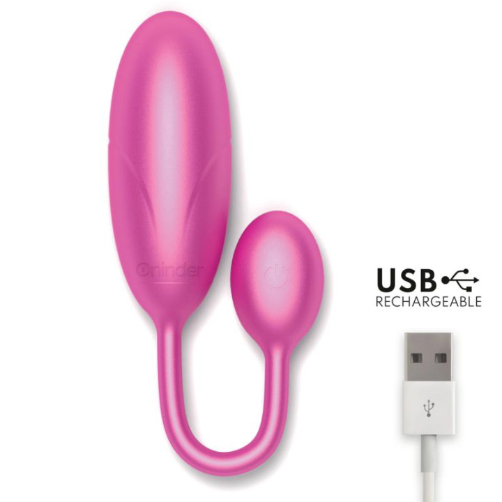 ONINDER - DENVER VIBRATING EGG PINK 7 X 2.7 CM FREE APP