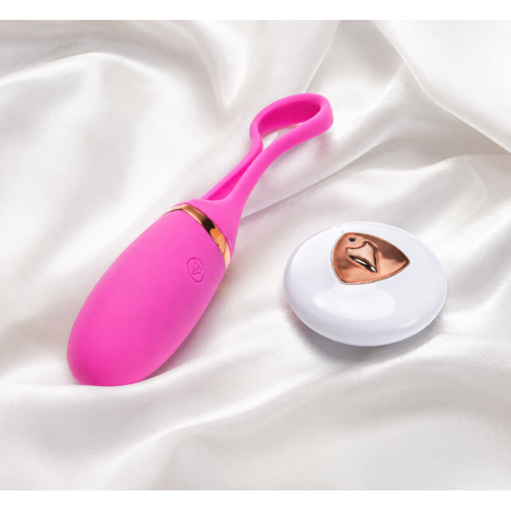 Velvet Touch jajeczko wibrujące sterowane zdalnie ładowanie usb fioletowe