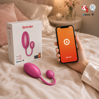 ONINDER - TOKYO VIBRATING EGG PINK 7.5 X 3.2 CM FREE APP