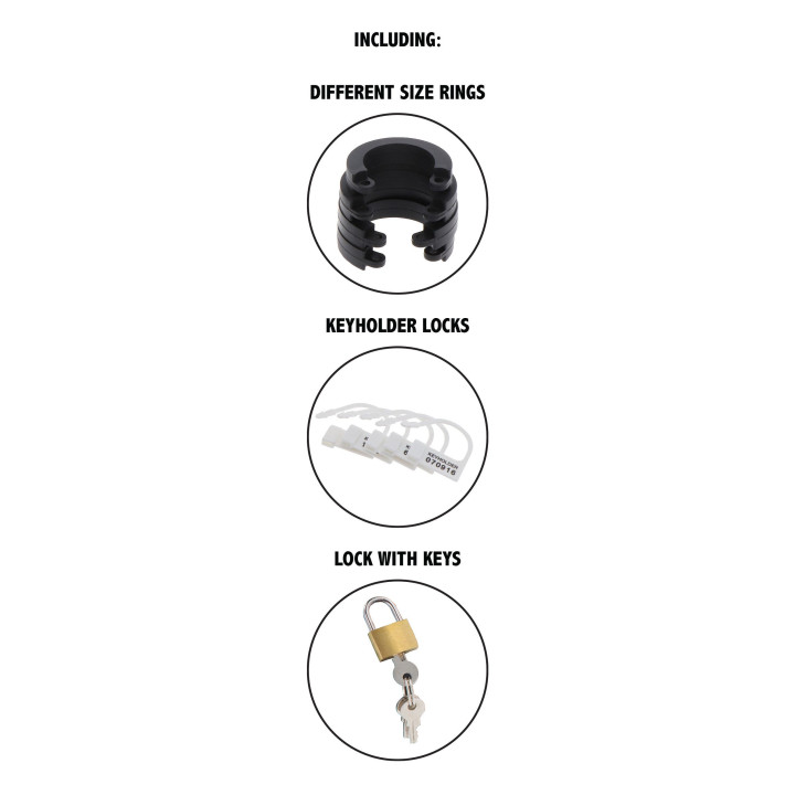 Chastity Cock Cage Silicone Small