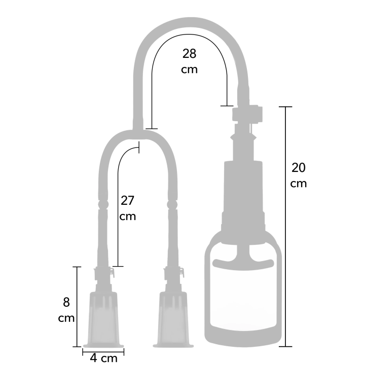 Vacuum Nipple Pleasure Pump M/L