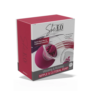 Vibrating & Rotating Nipple & Clitoral Pump