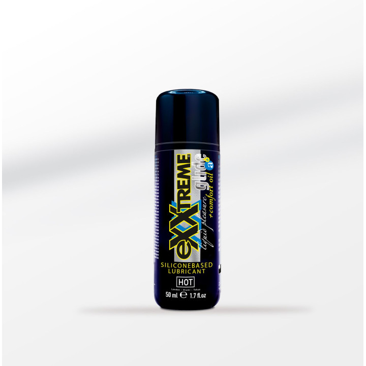 Hot eXXtreme Glide - siliconebased lubricant + comfort oil a+ 50ml