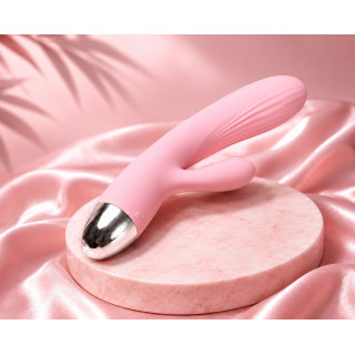 Velvet Touch wibrator silikonowy typ króliczek ładowany usb różowy