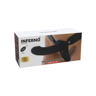 Double Vibrating Pleasure Penis Strapon Silicone 14 cm