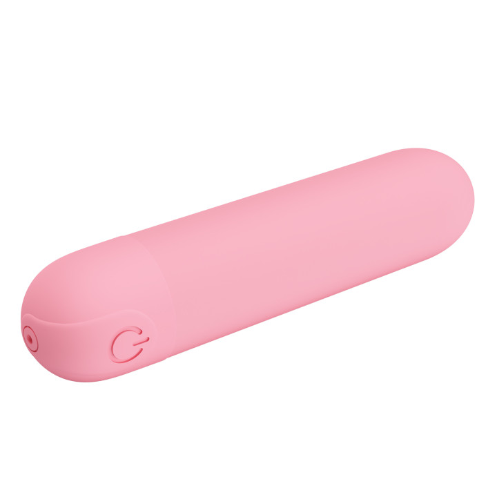 Party Up wibrator mini typ bullet ładowany usb kolor pudrowy różowy Henry