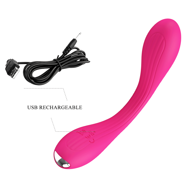 Party Up wibrator mini ładowany usb kolor różowy Frank
