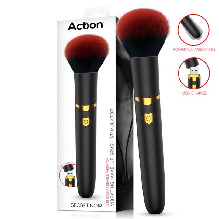 Secret Noir Vibrating Make-Up Brush