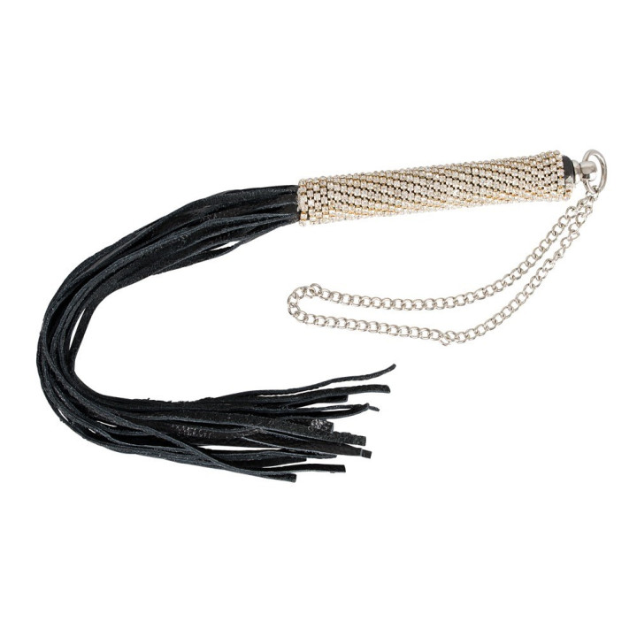 Bad Kitty Mini Whip with Rhinestones