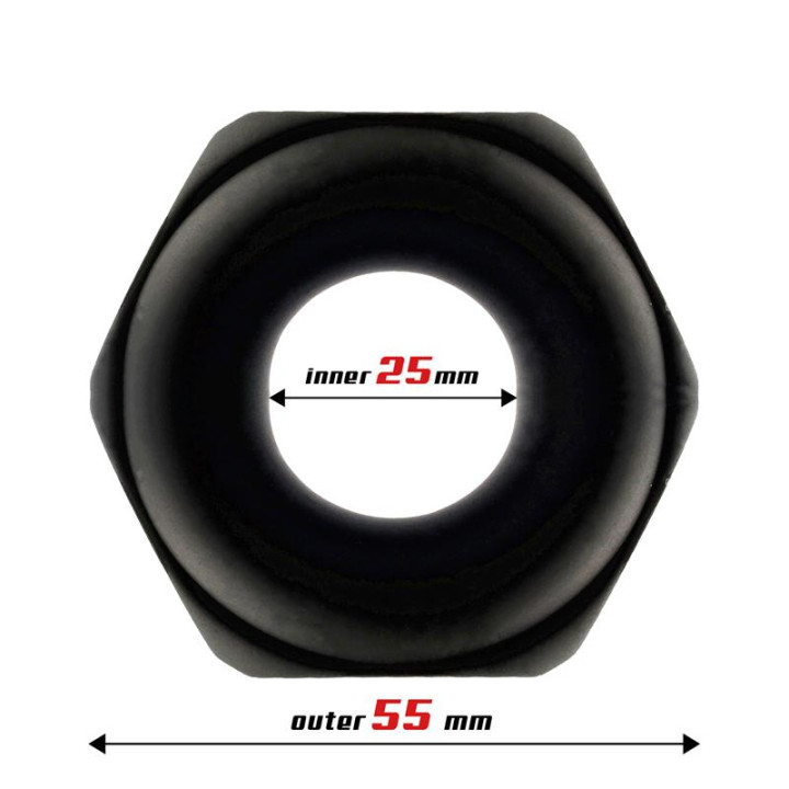 Penis Ring Nut Liquid Silicone 25 mm