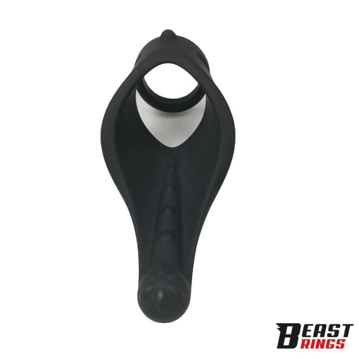 Double Penis Ring Solid Silicone 37/45 mm