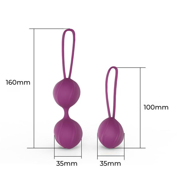 Kelly Kegel Balls Silicone Purple