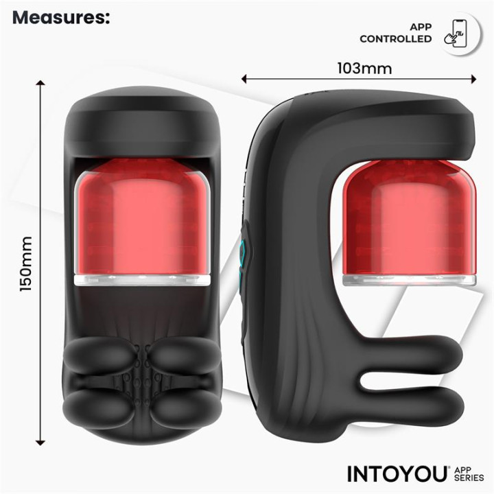 Torky Compressing Rotating Masturbator with App