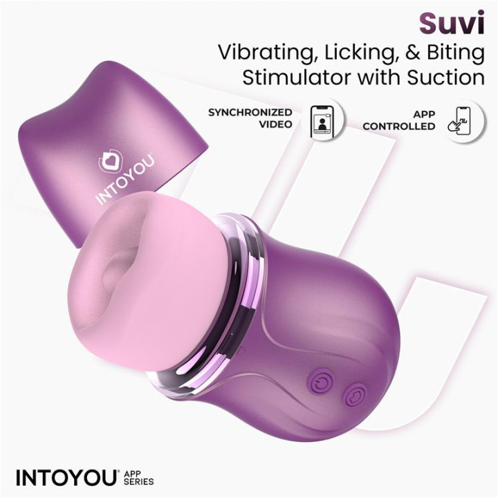 Suvi Stimulator with Licking, Biting, Suction and Vibration USB-C with APP